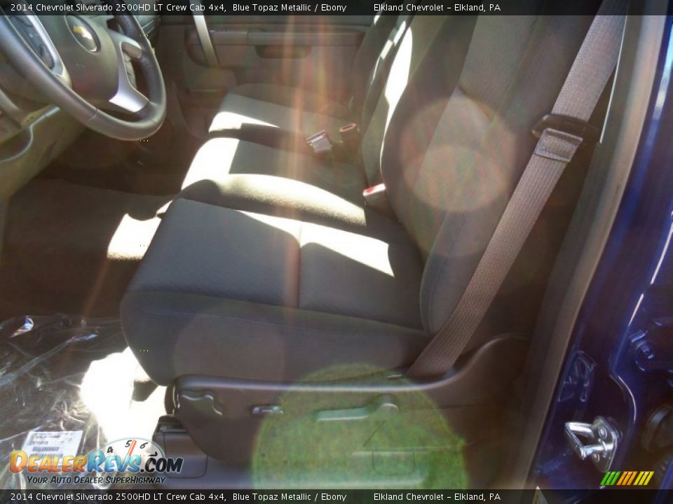 2014 Chevrolet Silverado 2500HD LT Crew Cab 4x4 Blue Topaz Metallic / Ebony Photo #30