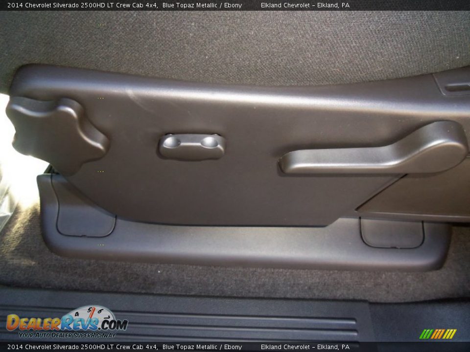 2014 Chevrolet Silverado 2500HD LT Crew Cab 4x4 Blue Topaz Metallic / Ebony Photo #31