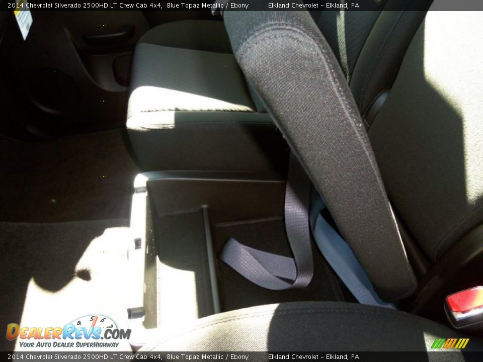 2014 Chevrolet Silverado 2500HD LT Crew Cab 4x4 Blue Topaz Metallic / Ebony Photo #32