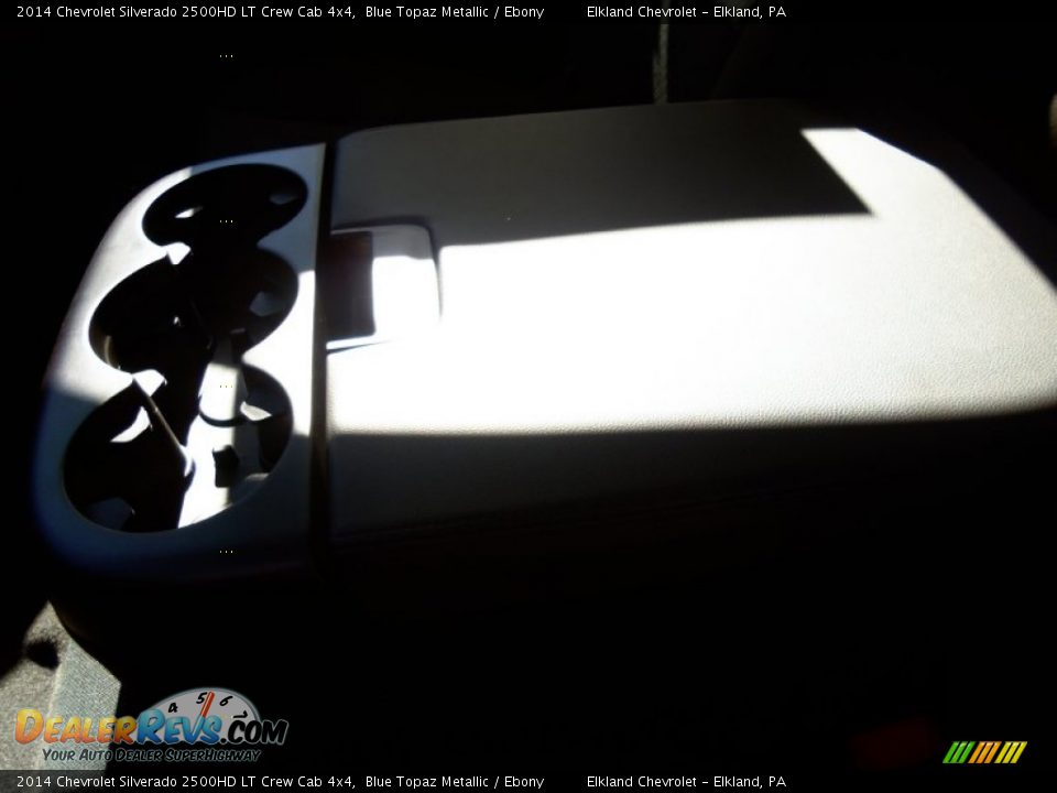 2014 Chevrolet Silverado 2500HD LT Crew Cab 4x4 Blue Topaz Metallic / Ebony Photo #33