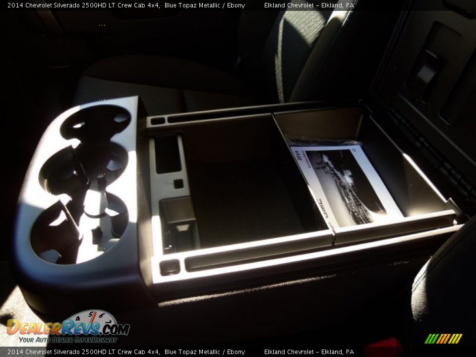 2014 Chevrolet Silverado 2500HD LT Crew Cab 4x4 Blue Topaz Metallic / Ebony Photo #34