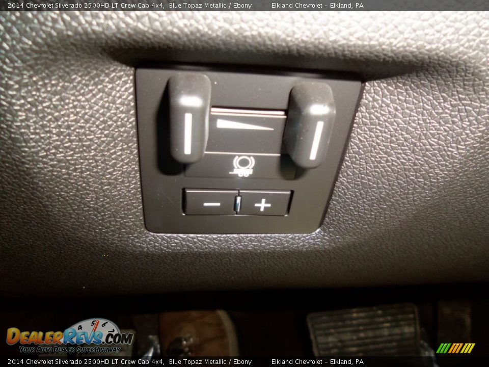 2014 Chevrolet Silverado 2500HD LT Crew Cab 4x4 Blue Topaz Metallic / Ebony Photo #36