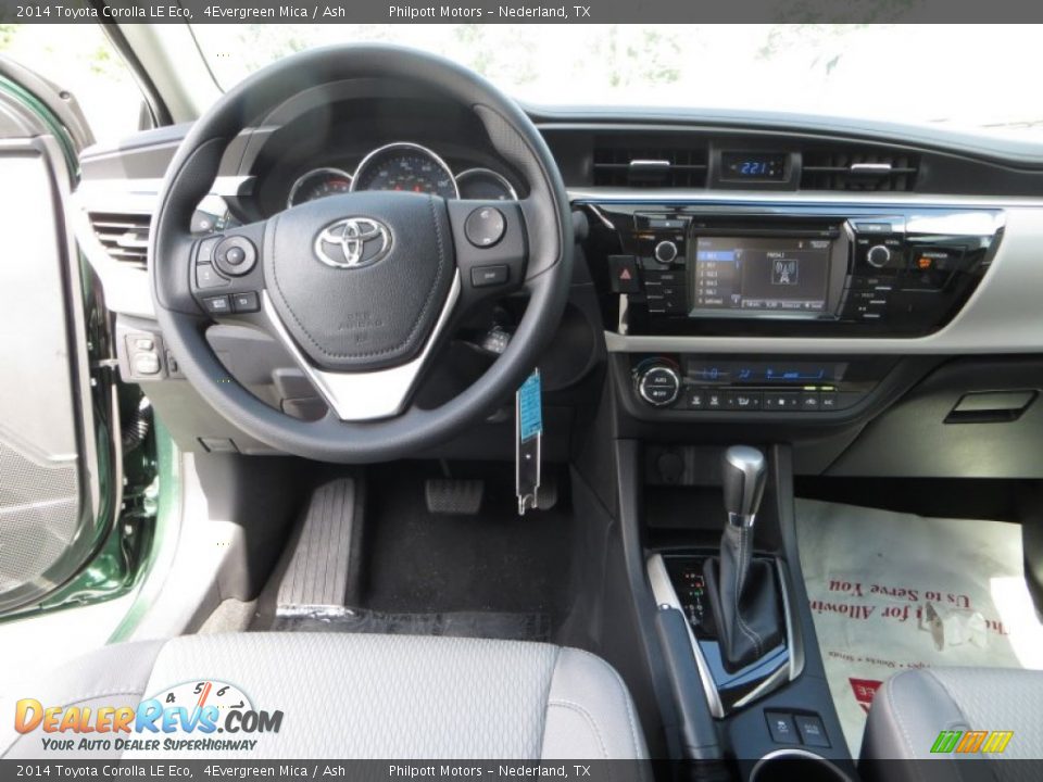 Dashboard of 2014 Toyota Corolla LE Eco Photo #28