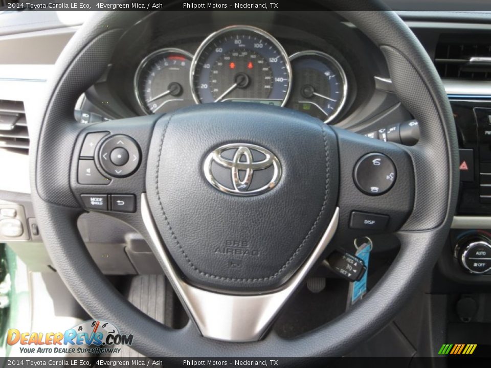 2014 Toyota Corolla LE Eco Steering Wheel Photo #33