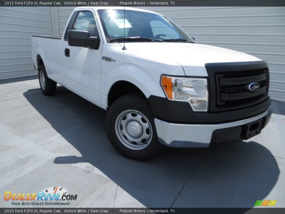 2013 Ford F150 XL Regular Cab Oxford White / Steel Gray Photo #1