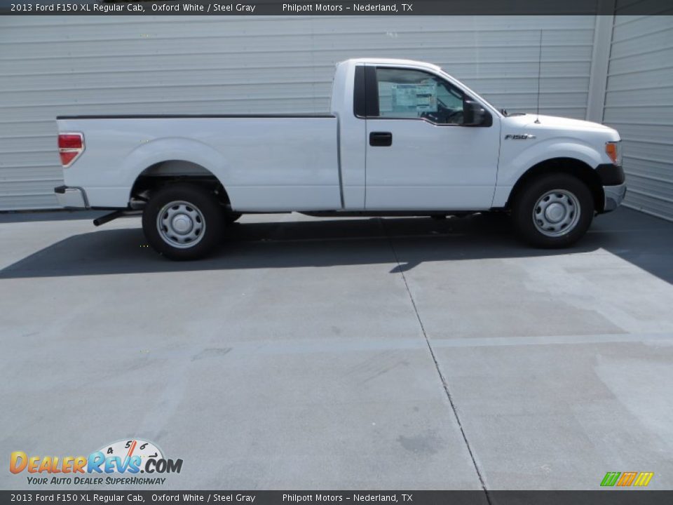 2013 Ford F150 XL Regular Cab Oxford White / Steel Gray Photo #3