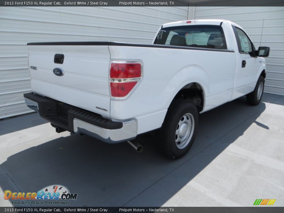 2013 Ford F150 XL Regular Cab Oxford White / Steel Gray Photo #4