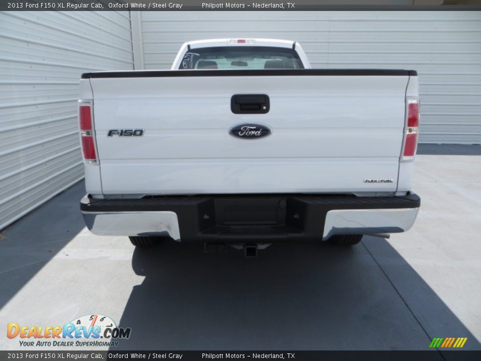 2013 Ford F150 XL Regular Cab Oxford White / Steel Gray Photo #5