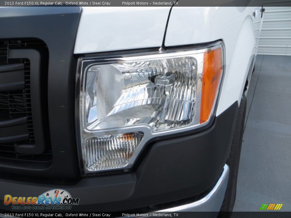2013 Ford F150 XL Regular Cab Oxford White / Steel Gray Photo #9