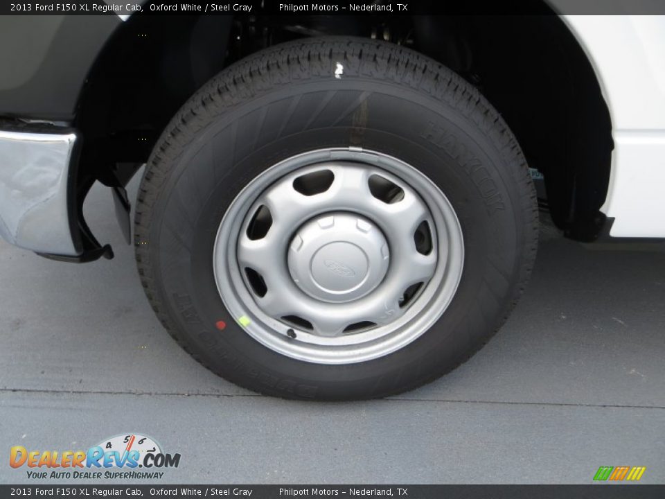 2013 Ford F150 XL Regular Cab Oxford White / Steel Gray Photo #11