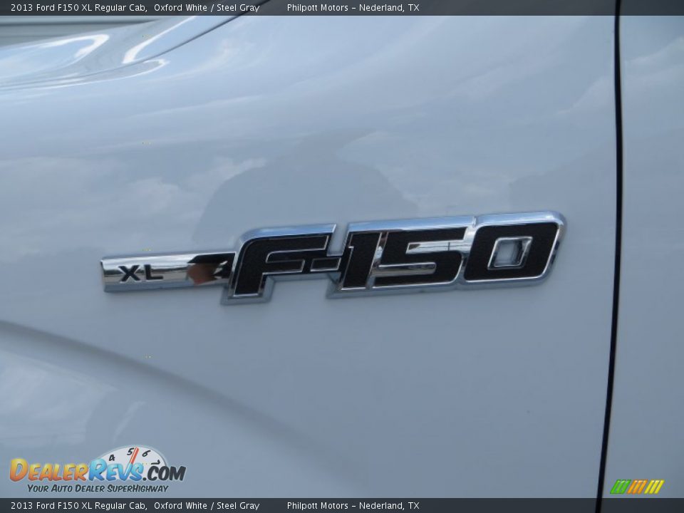 2013 Ford F150 XL Regular Cab Oxford White / Steel Gray Photo #12