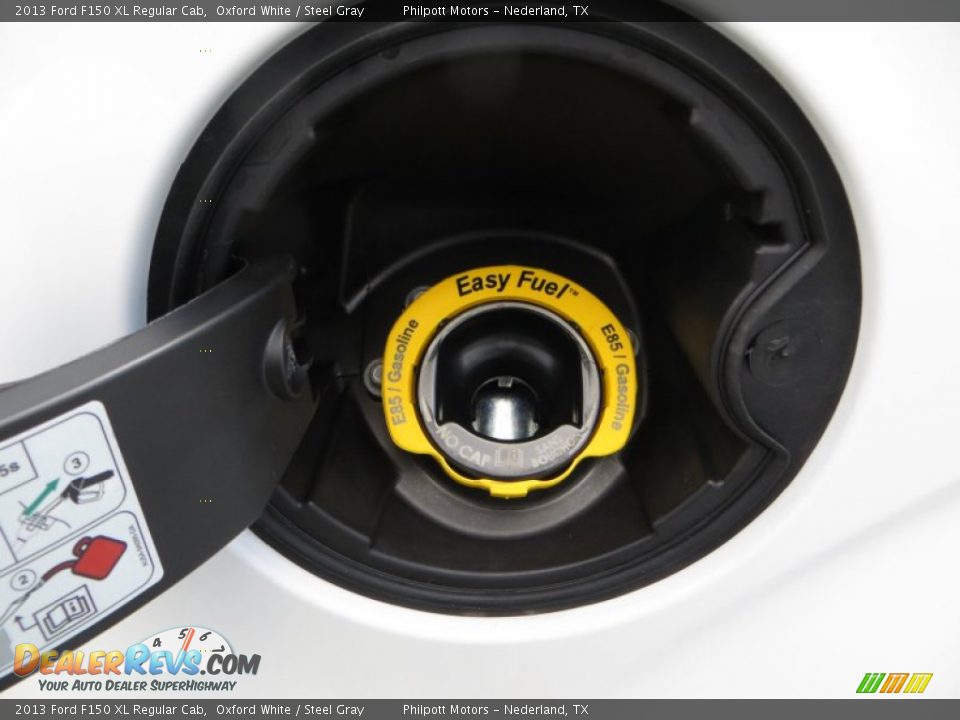 2013 Ford F150 XL Regular Cab Oxford White / Steel Gray Photo #13