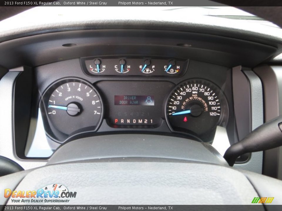 2013 Ford F150 XL Regular Cab Oxford White / Steel Gray Photo #29