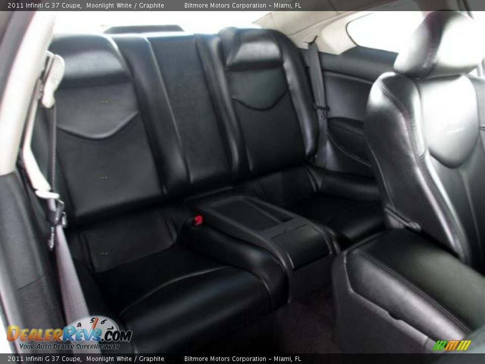 2011 Infiniti G 37 Coupe Moonlight White / Graphite Photo #10