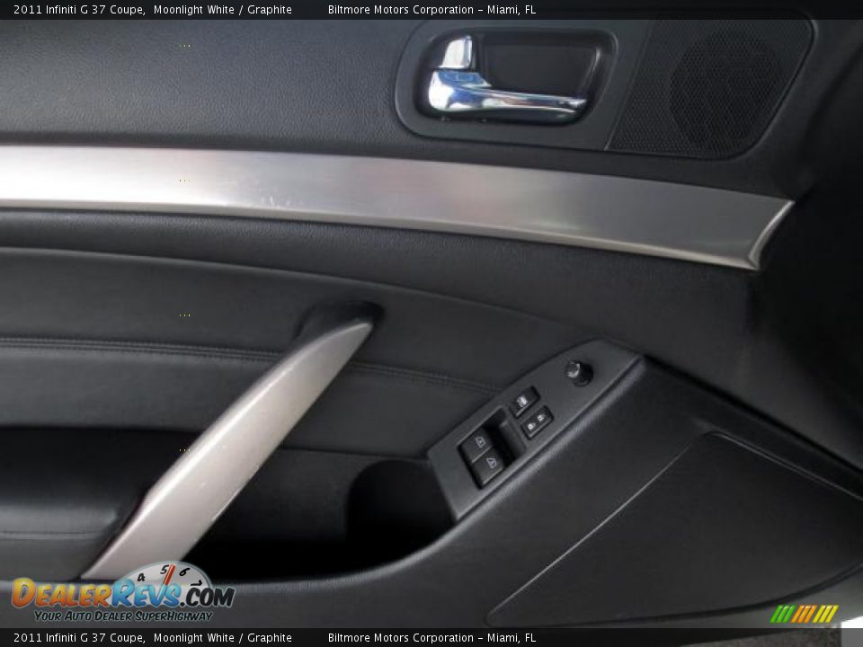 2011 Infiniti G 37 Coupe Moonlight White / Graphite Photo #21