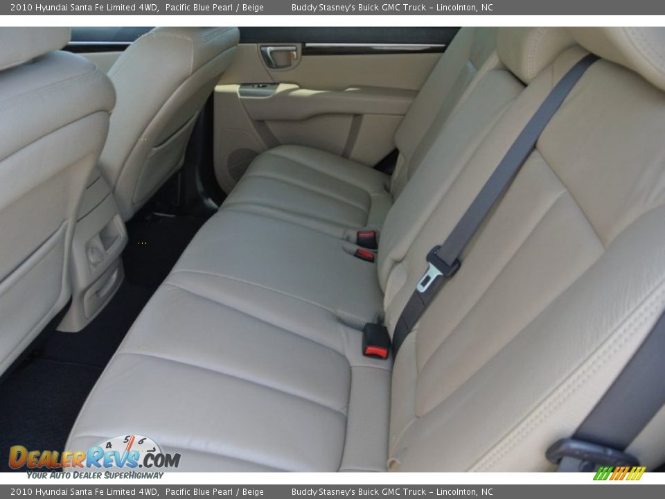 2010 Hyundai Santa Fe Limited 4WD Pacific Blue Pearl / Beige Photo #19