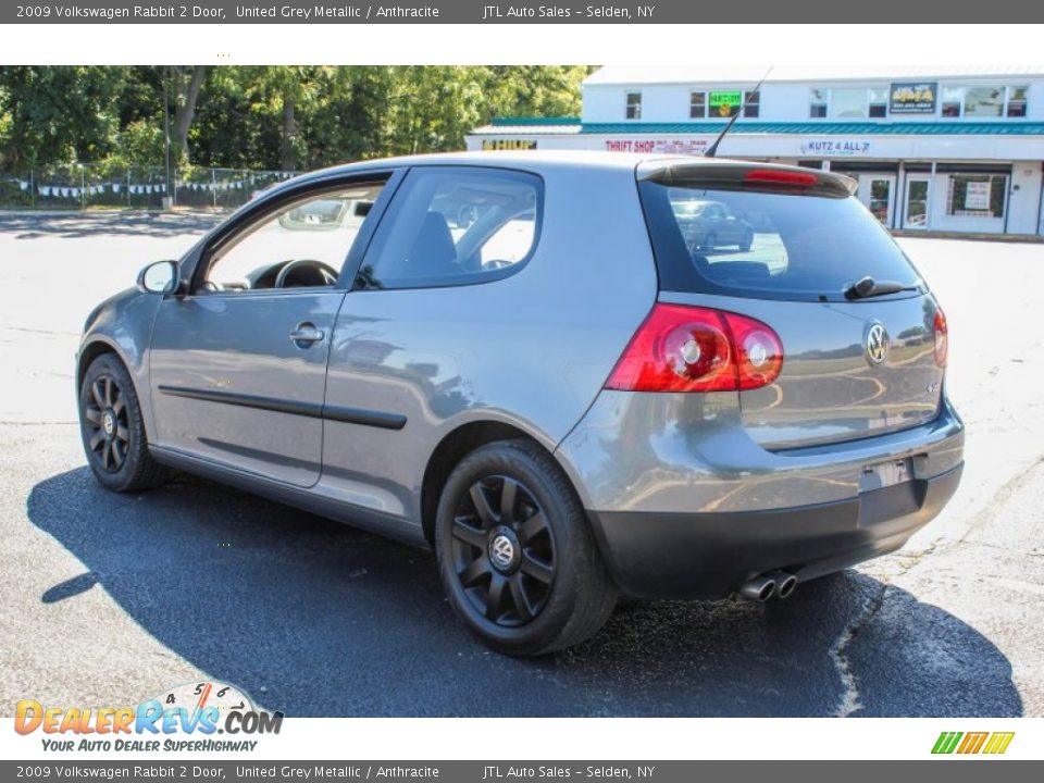 2009 Volkswagen Rabbit 2 Door United Grey Metallic / Anthracite Photo #4