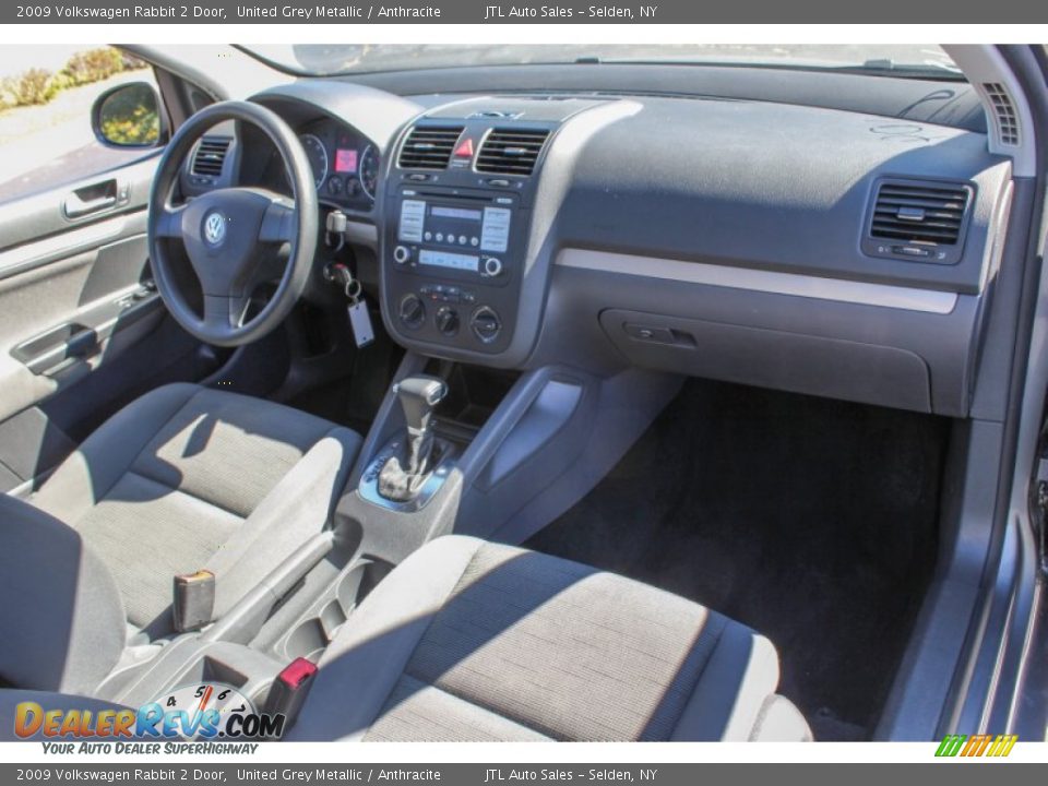 2009 Volkswagen Rabbit 2 Door United Grey Metallic / Anthracite Photo #9