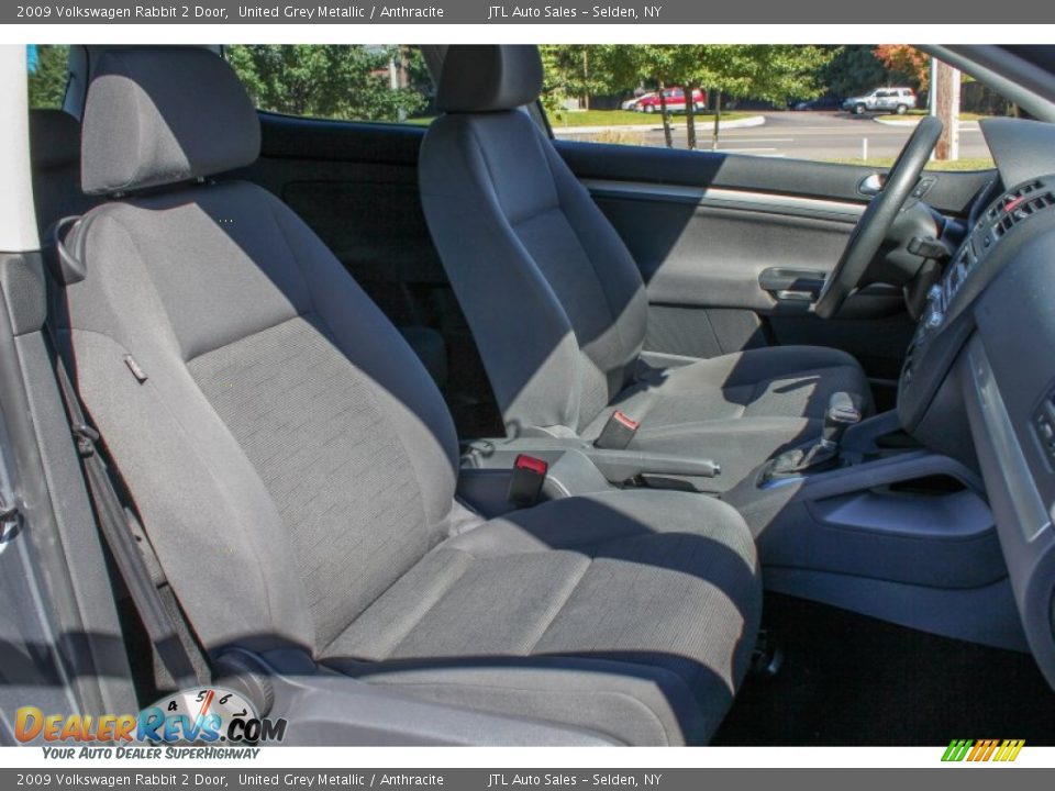 2009 Volkswagen Rabbit 2 Door United Grey Metallic / Anthracite Photo #10