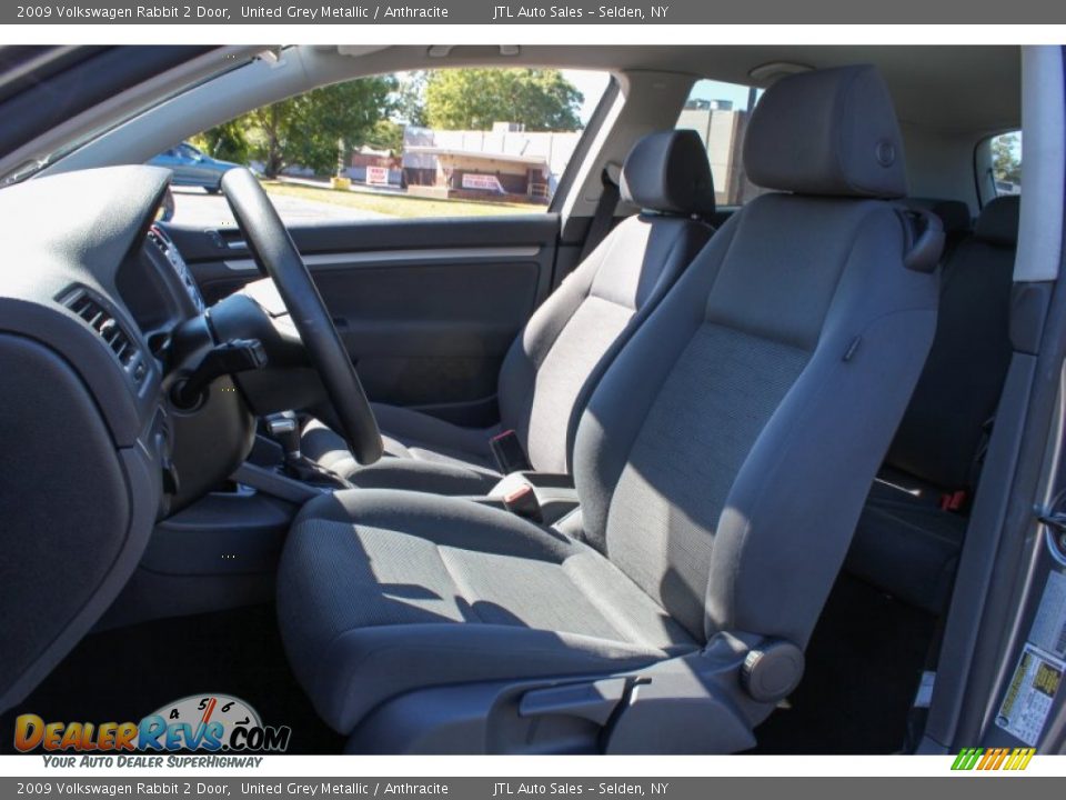 2009 Volkswagen Rabbit 2 Door United Grey Metallic / Anthracite Photo #12