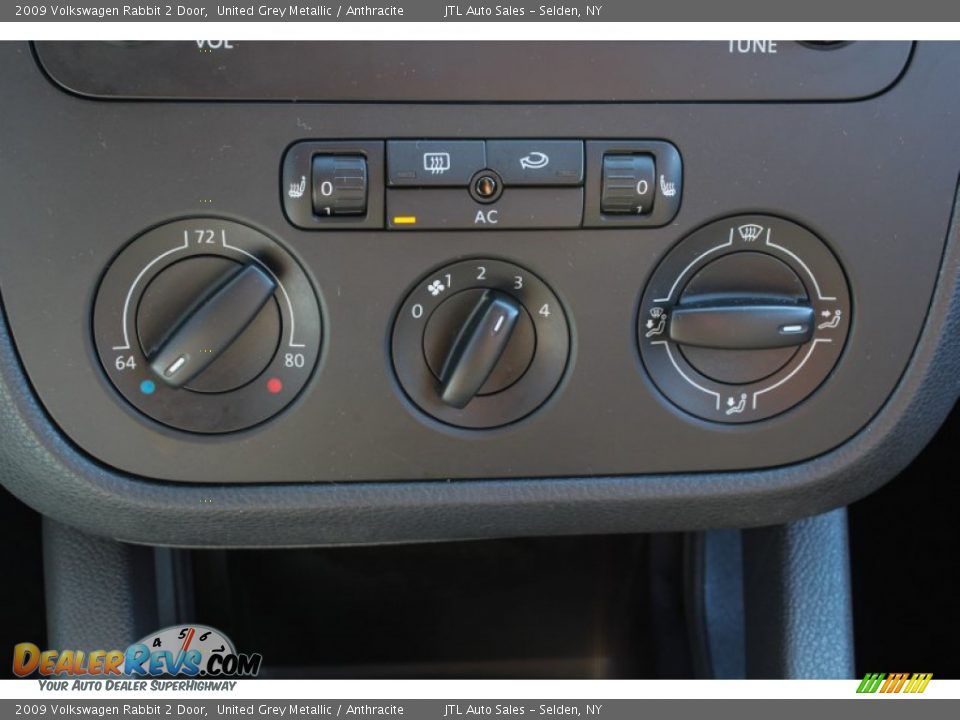 2009 Volkswagen Rabbit 2 Door United Grey Metallic / Anthracite Photo #13