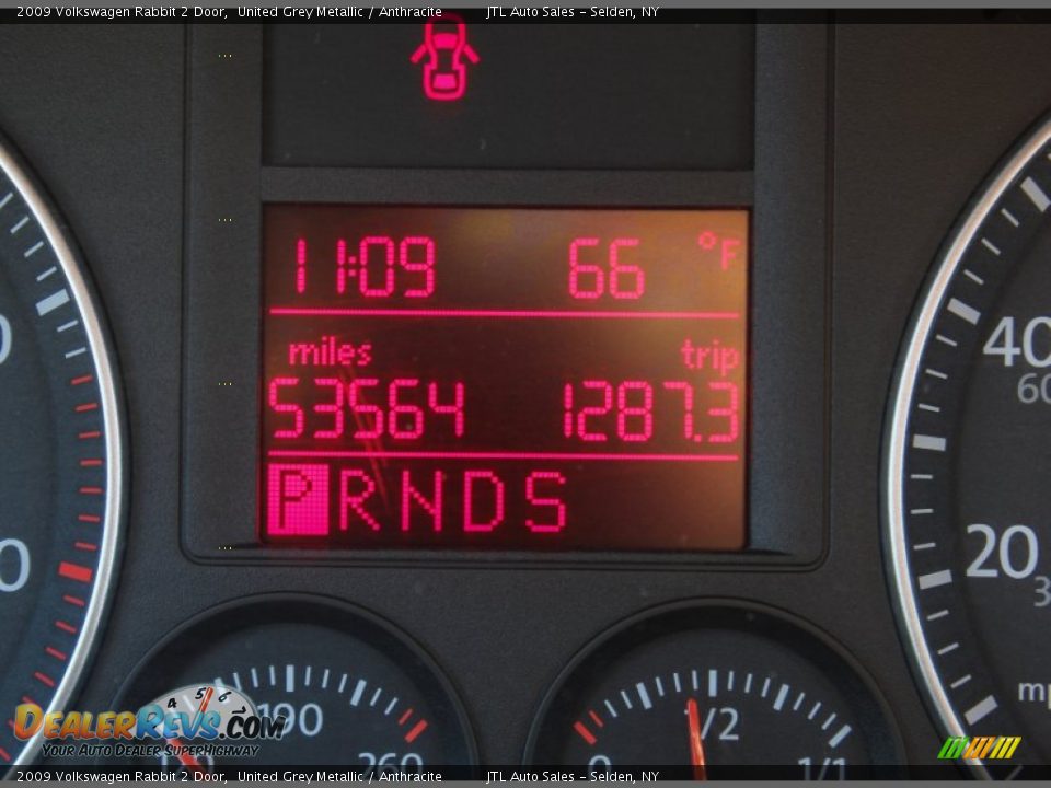2009 Volkswagen Rabbit 2 Door United Grey Metallic / Anthracite Photo #14