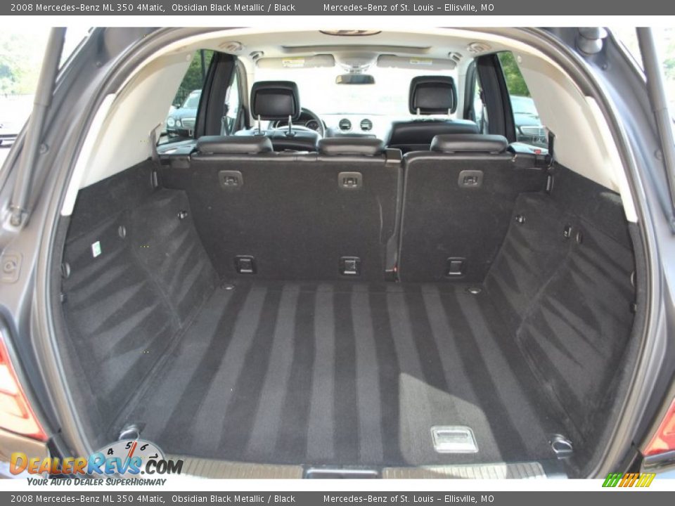 2008 Mercedes-Benz ML 350 4Matic Obsidian Black Metallic / Black Photo #12