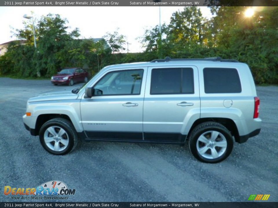 2011 Jeep Patriot Sport 4x4 Bright Silver Metallic / Dark Slate Gray Photo #8