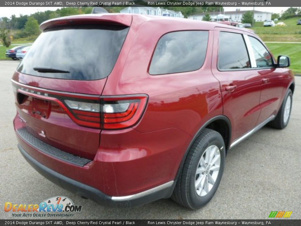 2014 Dodge Durango SXT AWD Deep Cherry Red Crystal Pearl / Black Photo #5