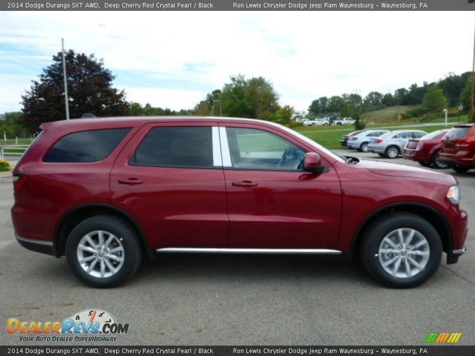 2014 Dodge Durango SXT AWD Deep Cherry Red Crystal Pearl / Black Photo #6