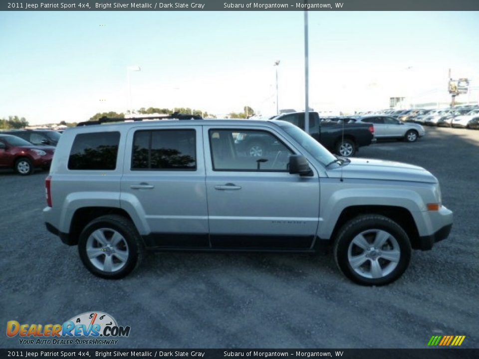 2011 Jeep Patriot Sport 4x4 Bright Silver Metallic / Dark Slate Gray Photo #12