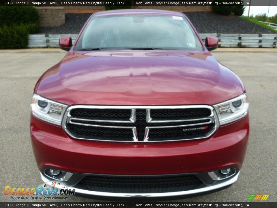 2014 Dodge Durango SXT AWD Deep Cherry Red Crystal Pearl / Black Photo #10