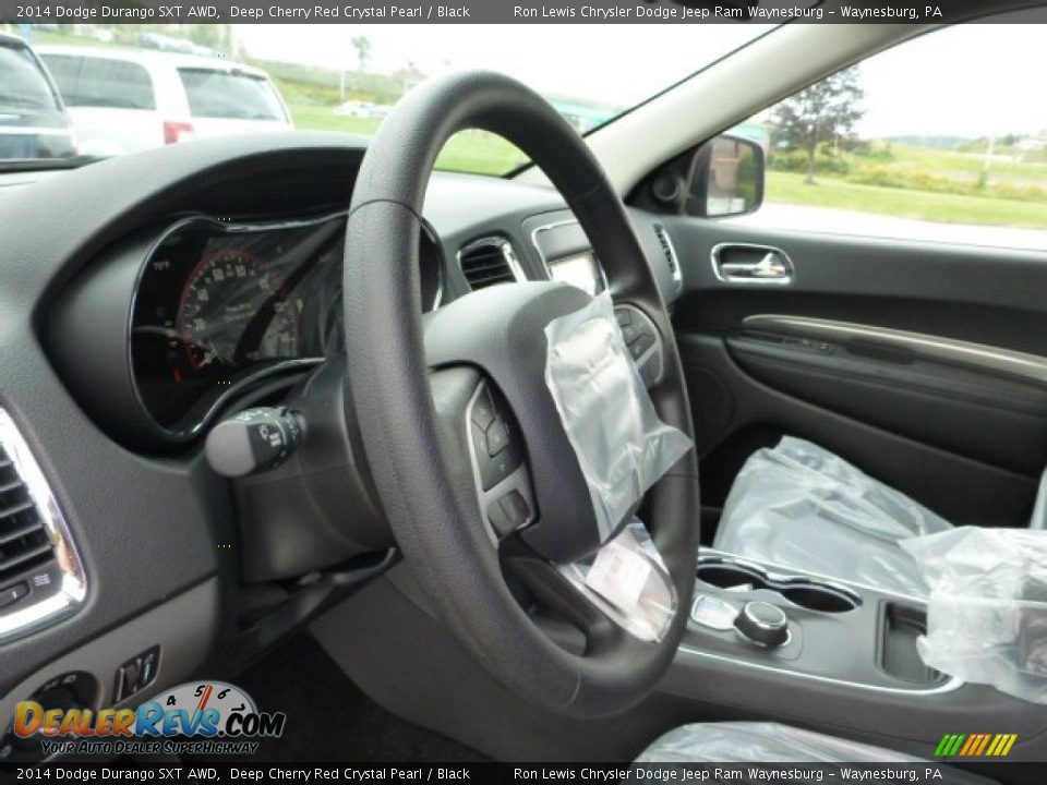 2014 Dodge Durango SXT AWD Deep Cherry Red Crystal Pearl / Black Photo #17