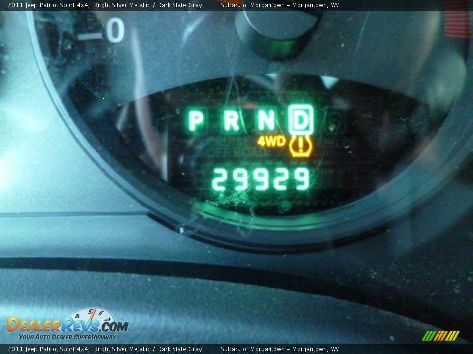 2011 Jeep Patriot Sport 4x4 Bright Silver Metallic / Dark Slate Gray Photo #20