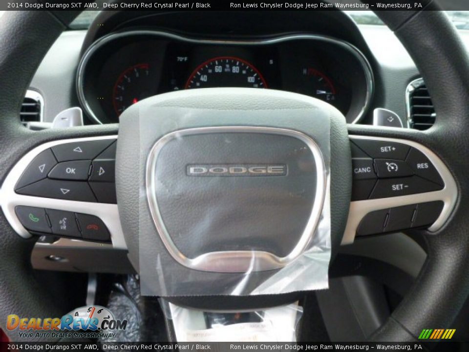 2014 Dodge Durango SXT AWD Deep Cherry Red Crystal Pearl / Black Photo #18