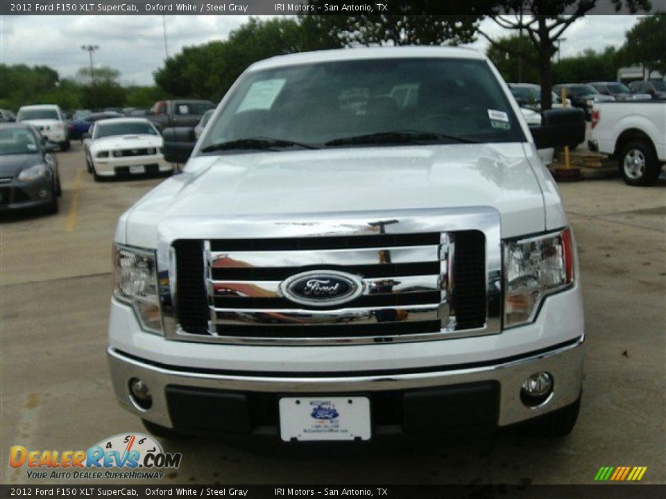 2012 Ford F150 XLT SuperCab Oxford White / Steel Gray Photo #1
