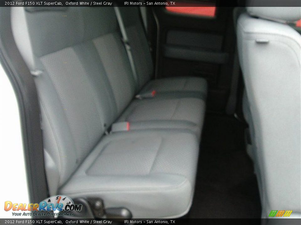 2012 Ford F150 XLT SuperCab Oxford White / Steel Gray Photo #6