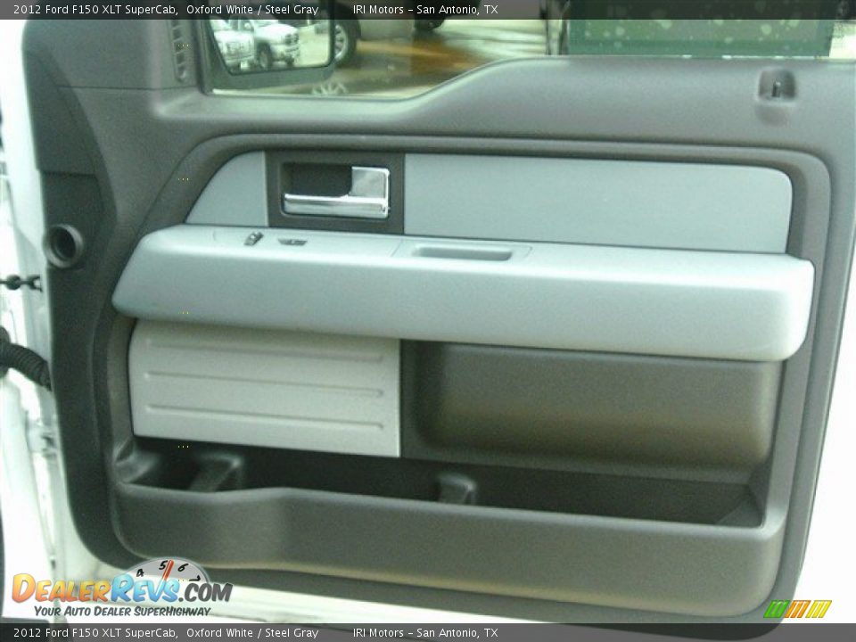 2012 Ford F150 XLT SuperCab Oxford White / Steel Gray Photo #9