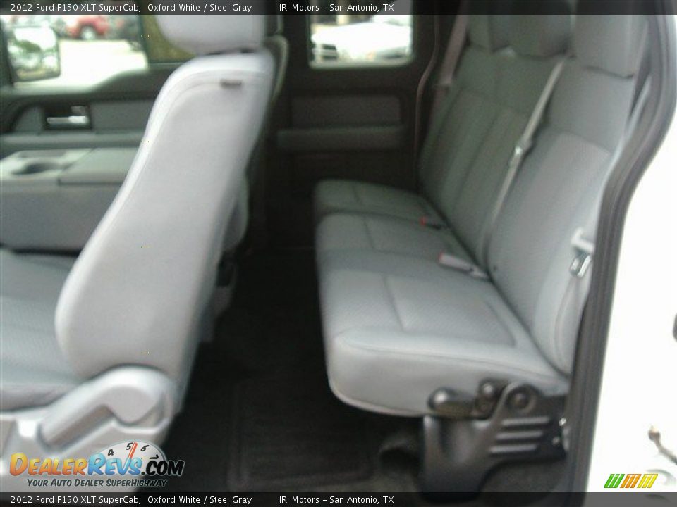 2012 Ford F150 XLT SuperCab Oxford White / Steel Gray Photo #11