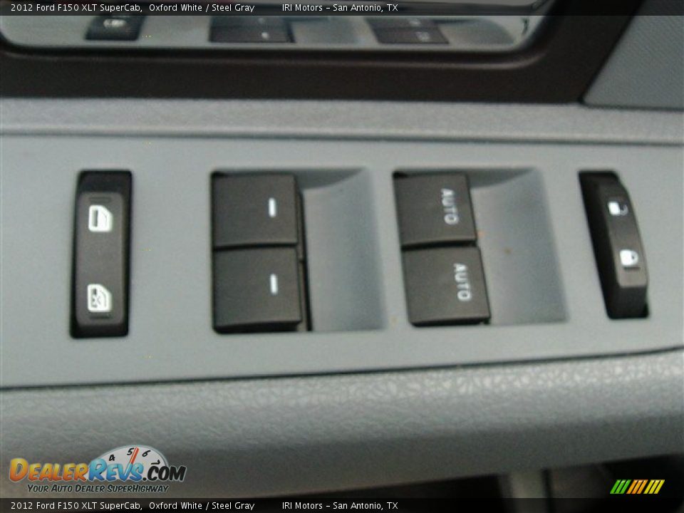 2012 Ford F150 XLT SuperCab Oxford White / Steel Gray Photo #12