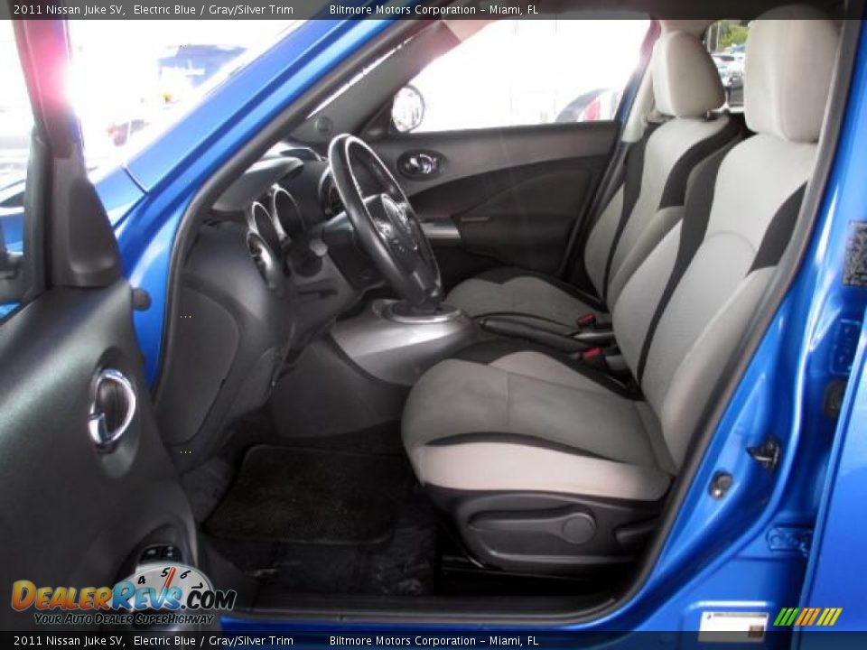 2011 Nissan Juke SV Electric Blue / Gray/Silver Trim Photo #8