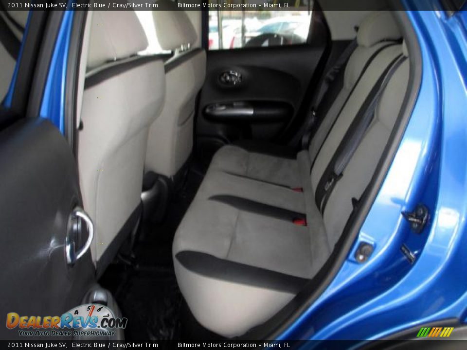 2011 Nissan Juke SV Electric Blue / Gray/Silver Trim Photo #9
