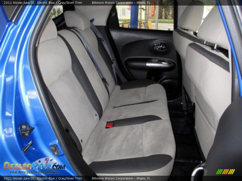 2011 Nissan Juke SV Electric Blue / Gray/Silver Trim Photo #11