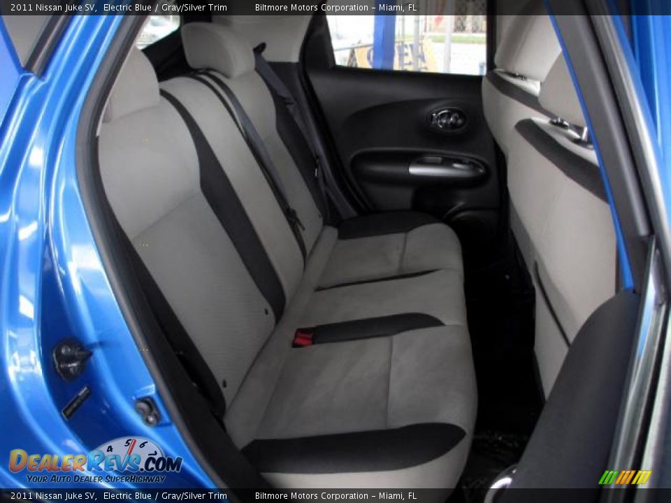 2011 Nissan Juke SV Electric Blue / Gray/Silver Trim Photo #12