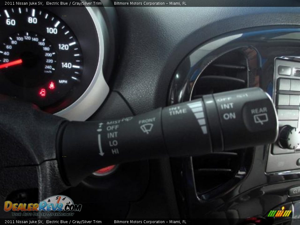 2011 Nissan Juke SV Electric Blue / Gray/Silver Trim Photo #22