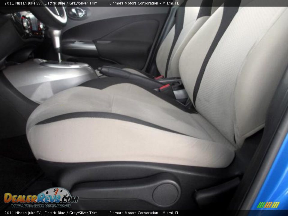 2011 Nissan Juke SV Electric Blue / Gray/Silver Trim Photo #26