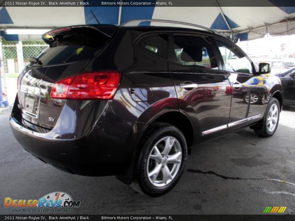 2011 Nissan Rogue SV Black Amethyst / Black Photo #4