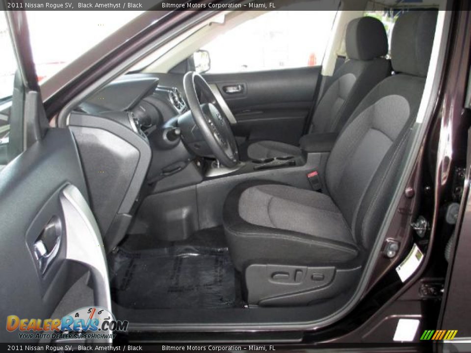 2011 Nissan Rogue SV Black Amethyst / Black Photo #8