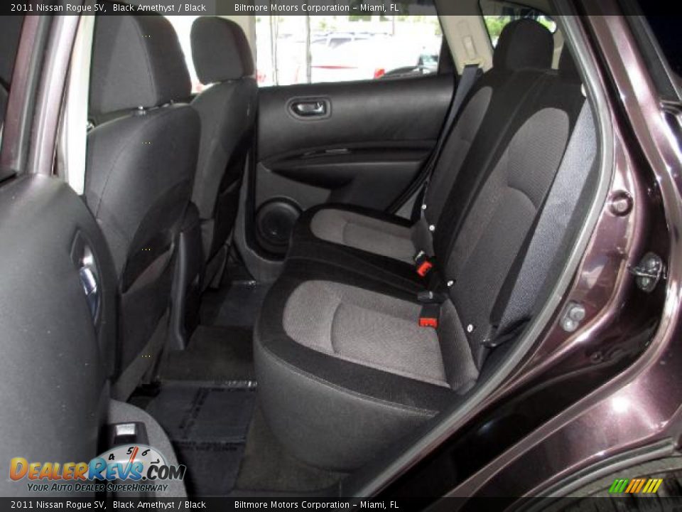2011 Nissan Rogue SV Black Amethyst / Black Photo #9