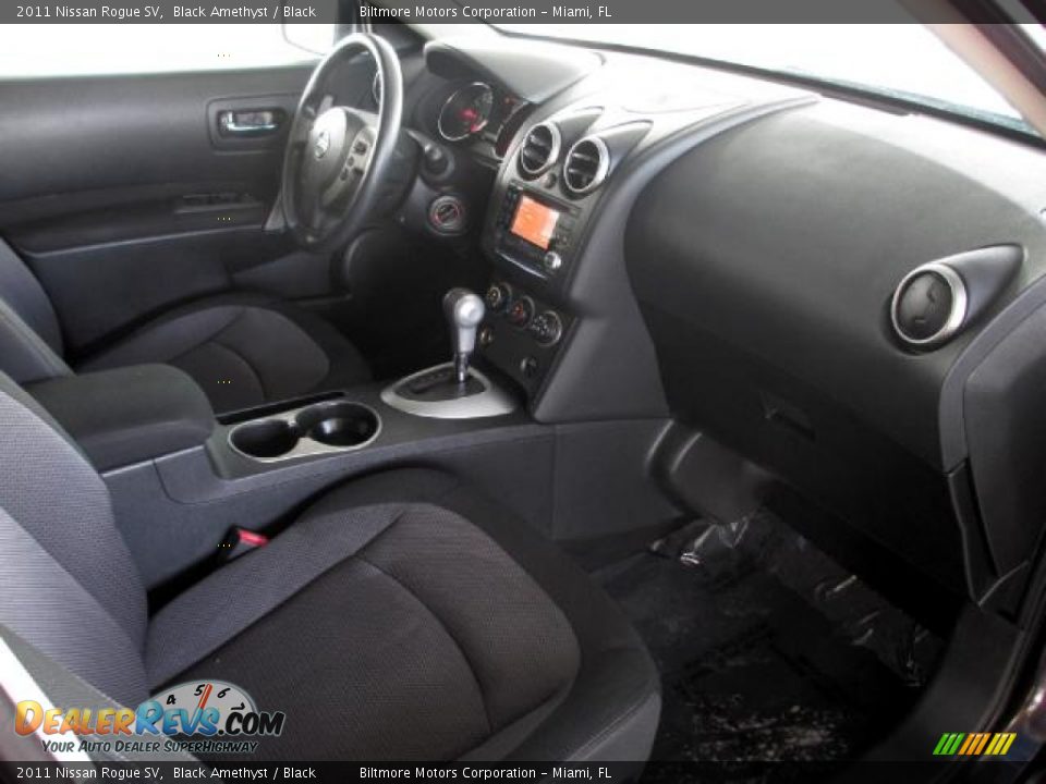 2011 Nissan Rogue SV Black Amethyst / Black Photo #12